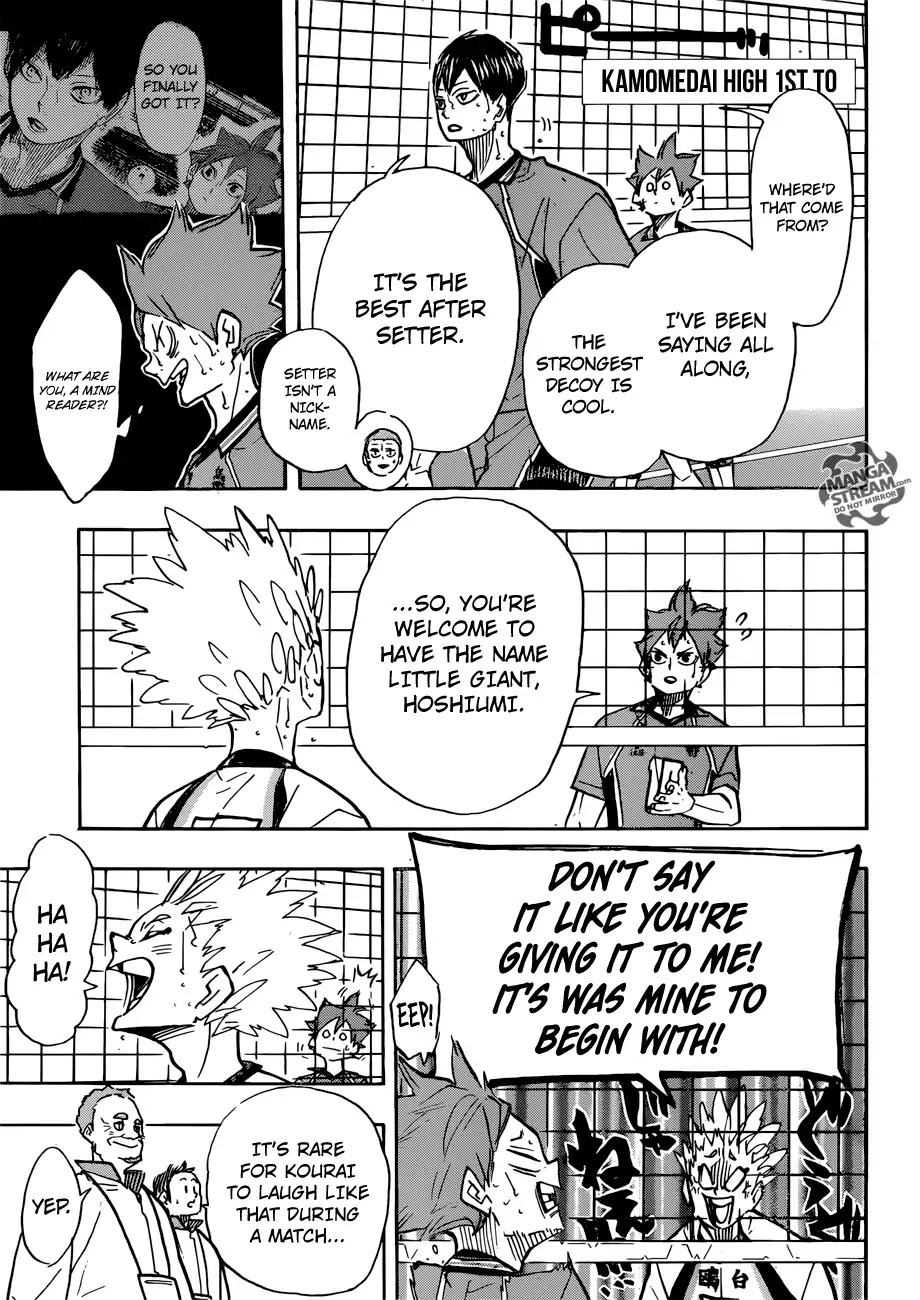 Haikyu!! Chapter 363 page 4 - Chapter 363: The Little Giant vs the Strongest Decoy