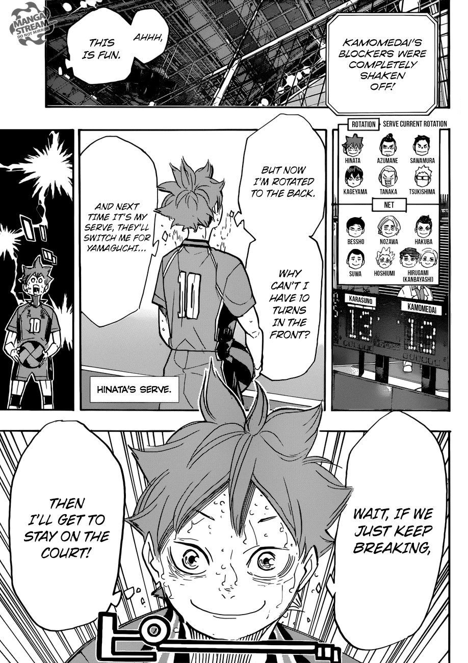 Haikyu!! Chapter 364 page 3 - Chapter 364: If I'm Not Alone, Then