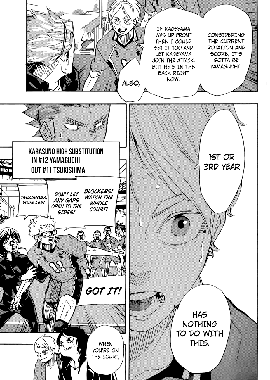 Haikyu!! Chapter 367 page 8 - Chapter 367: Our Spring Is Over