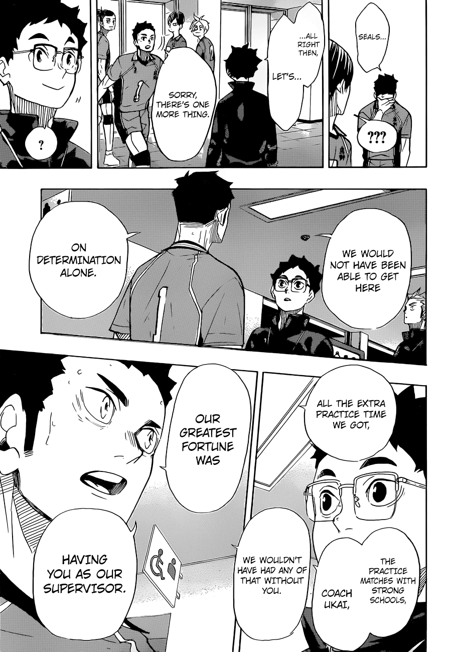 Haikyu!! Chapter 369 page 8 - Chapter 369: Food and Muscle