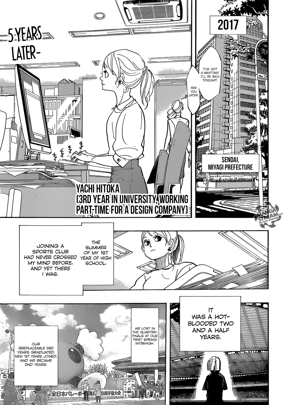 Haikyu!! Chapter 370 page 3 - Chapter 370: Challenger