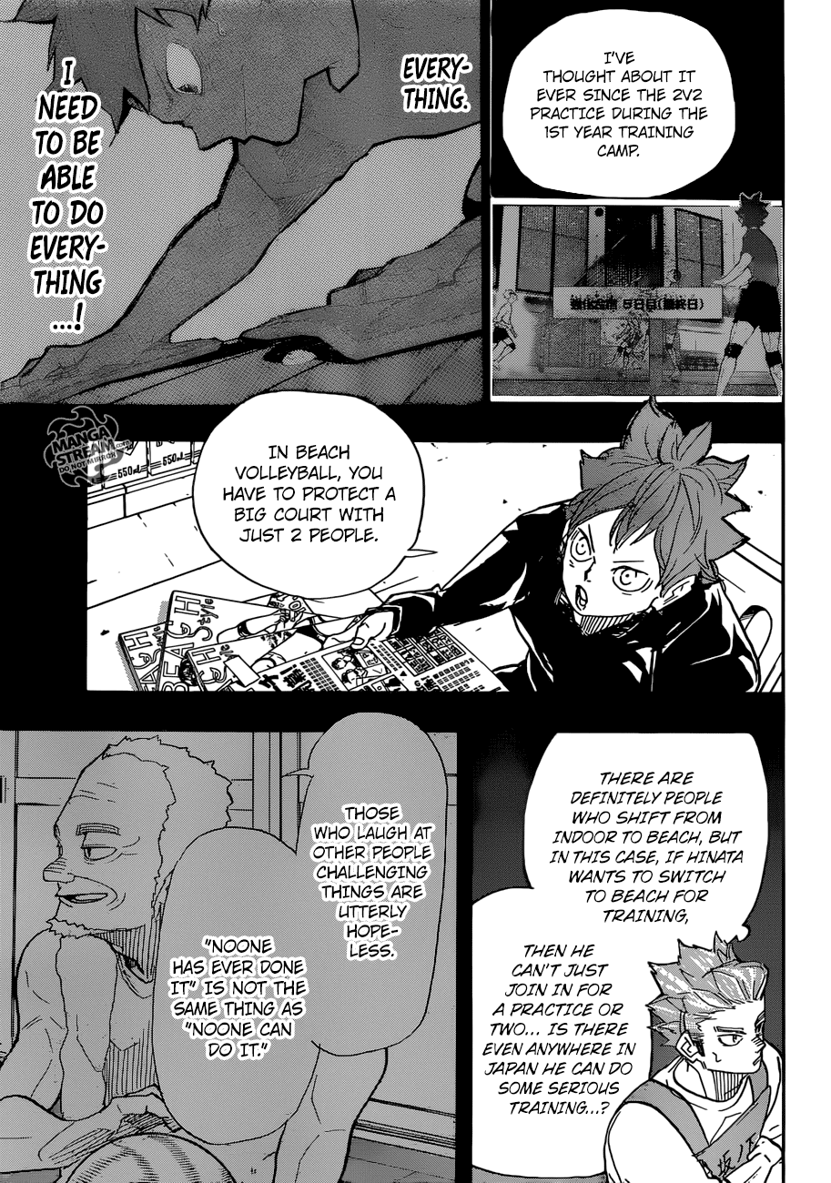 Haikyu!! Chapter 370 page 9 - Chapter 370: Challenger