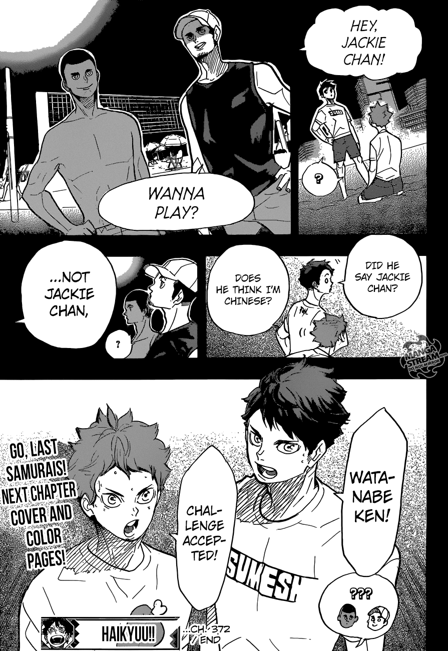 Haikyu!! Chapter 372 page 19 - Chapter 372: Another Challenger