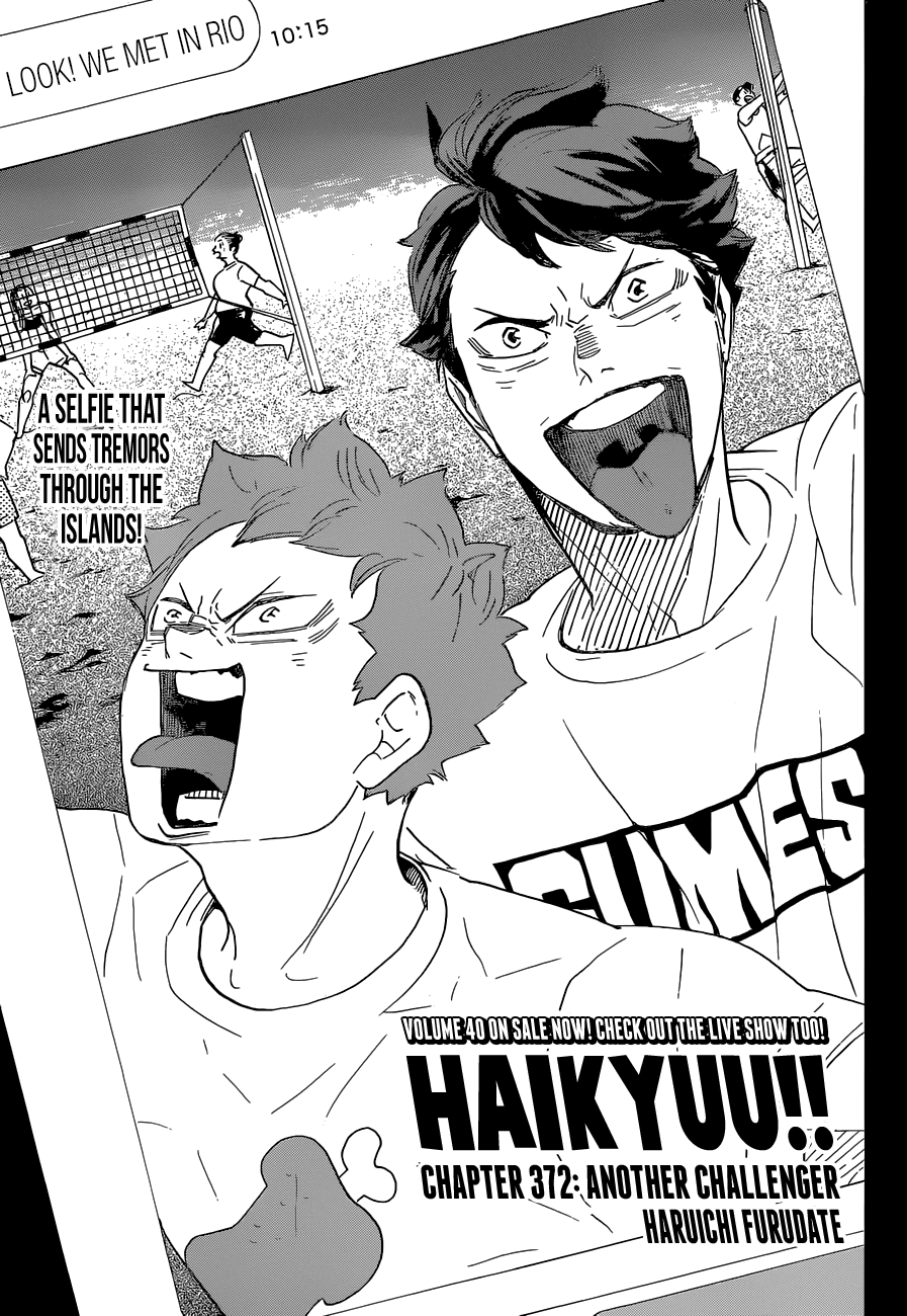 Haikyu!! Chapter 372 page 4 - Chapter 372: Another Challenger