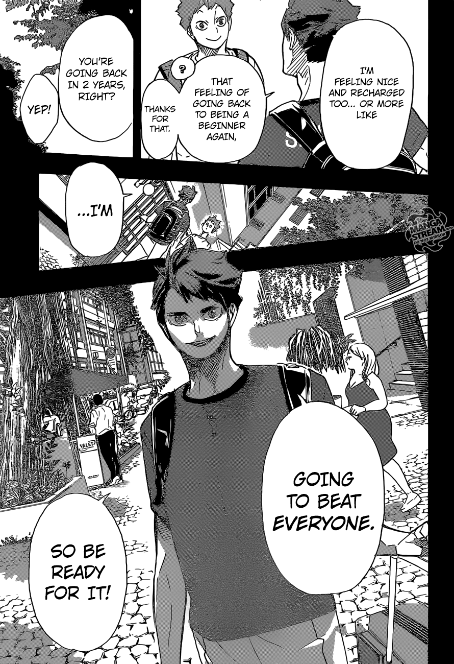 Haikyu!! Chapter 374 page 11 - Chapter 374: The Very First Feeling