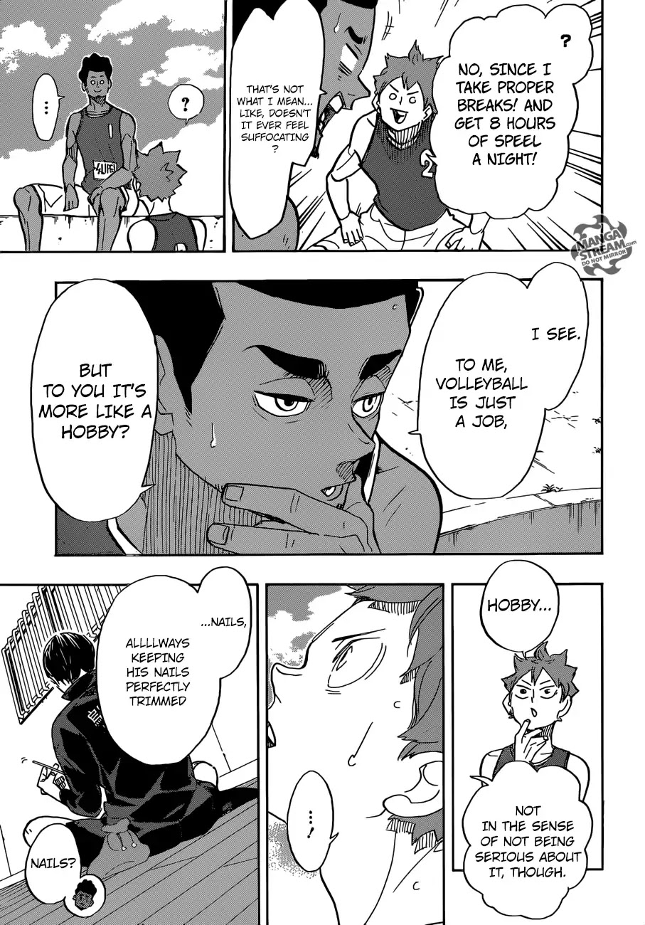Haikyu!! Chapter 375 page 10 - Chapter 375: Polishing