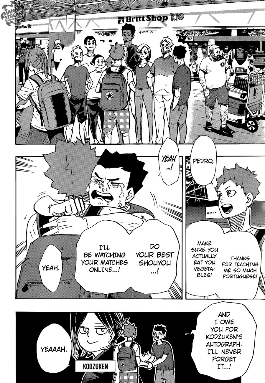 Haikyu!! Chapter 377 page 14 - Chapter 377: The Return Home!