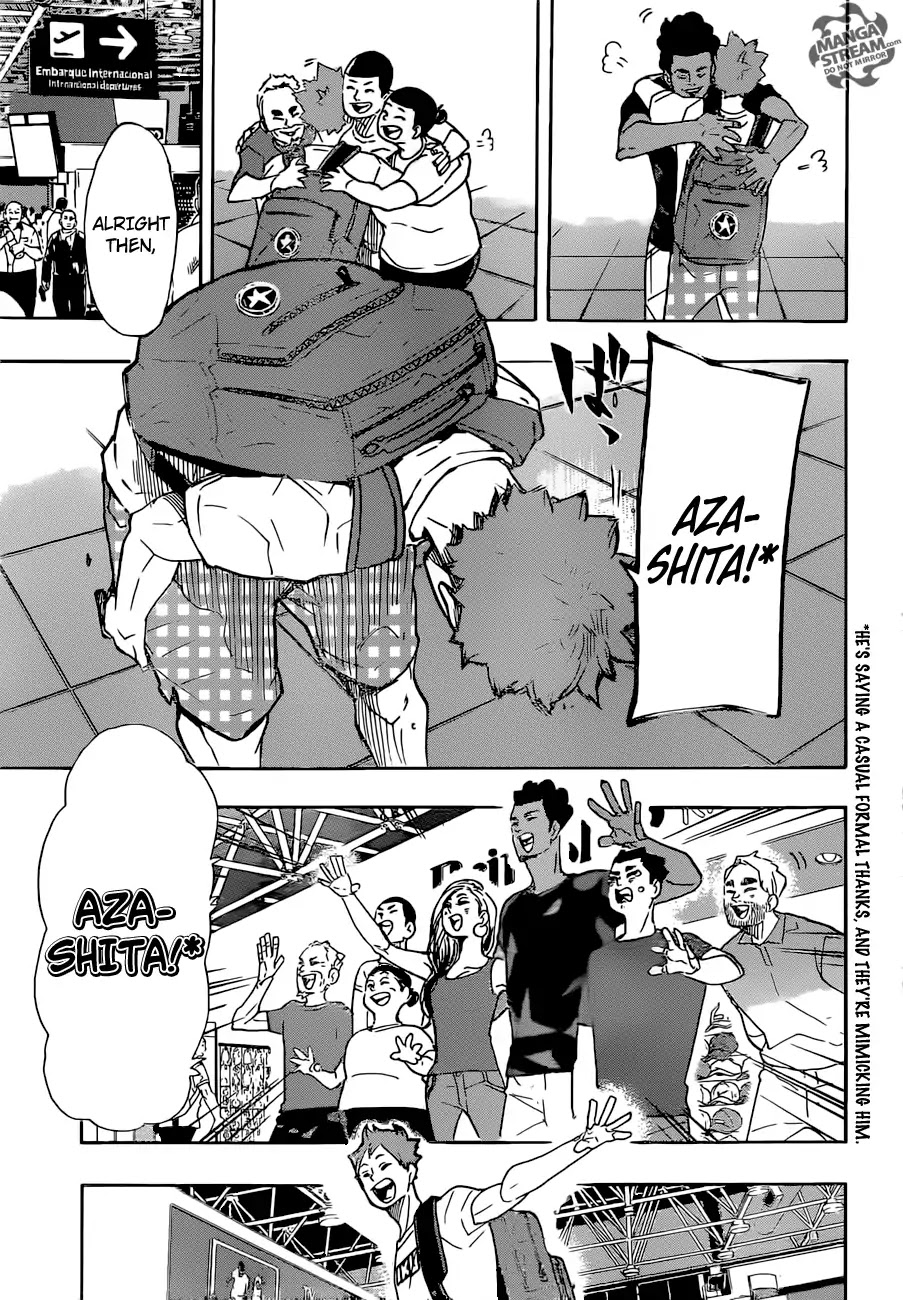 Haikyu!! Chapter 377 page 15 - Chapter 377: The Return Home!