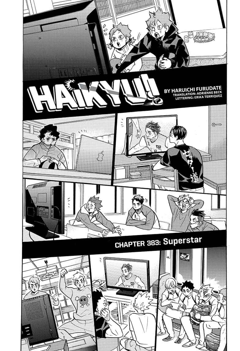 Haikyu!! Chapter 383 page 1 - Chapter 383