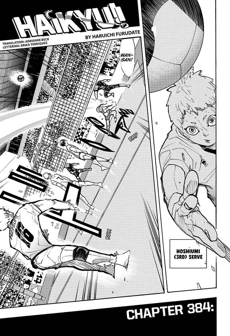 Haikyu!! Chapter 384 page 1 - Chapter 384