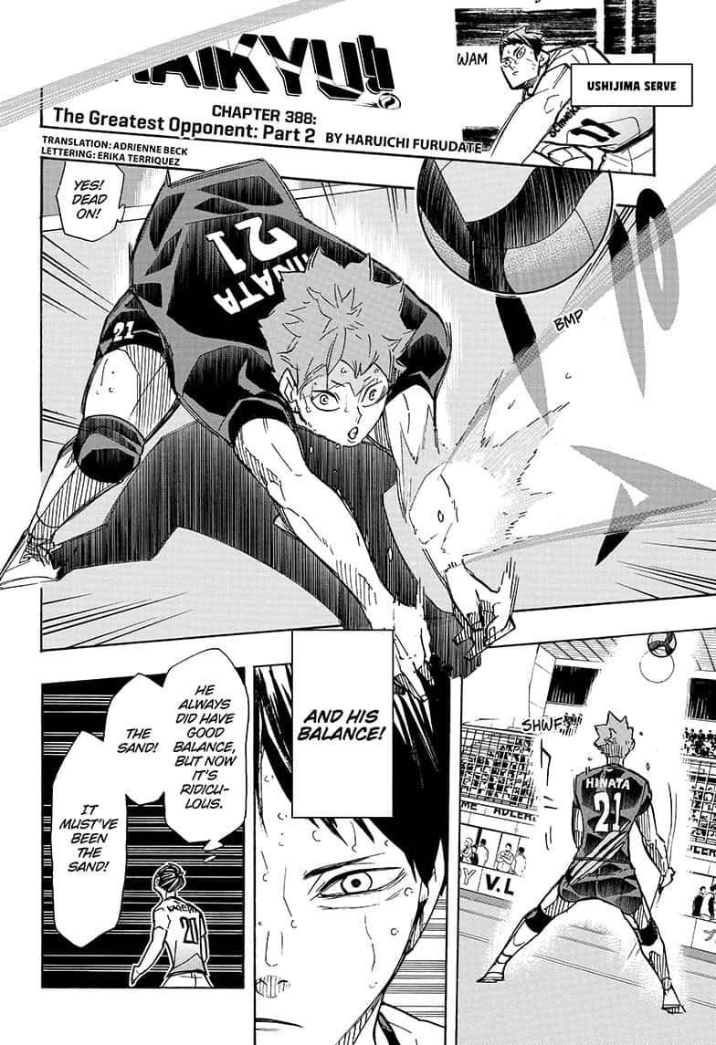 Haikyu!! Chapter 388 page 2 - Chapter 388