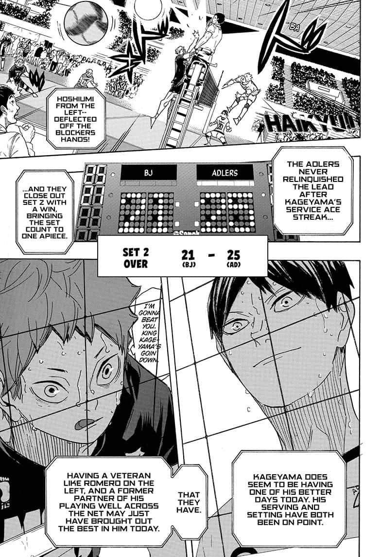 Haikyu!! Chapter 390 page 1 - Chapter 390