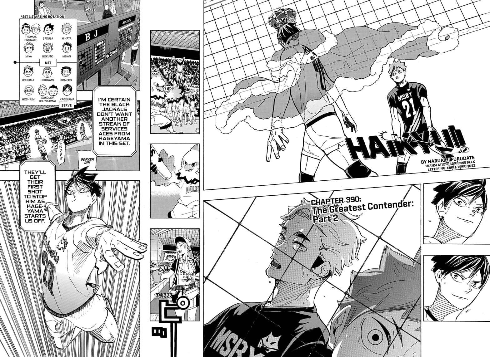 Haikyu!! Chapter 390 page 2 - Chapter 390