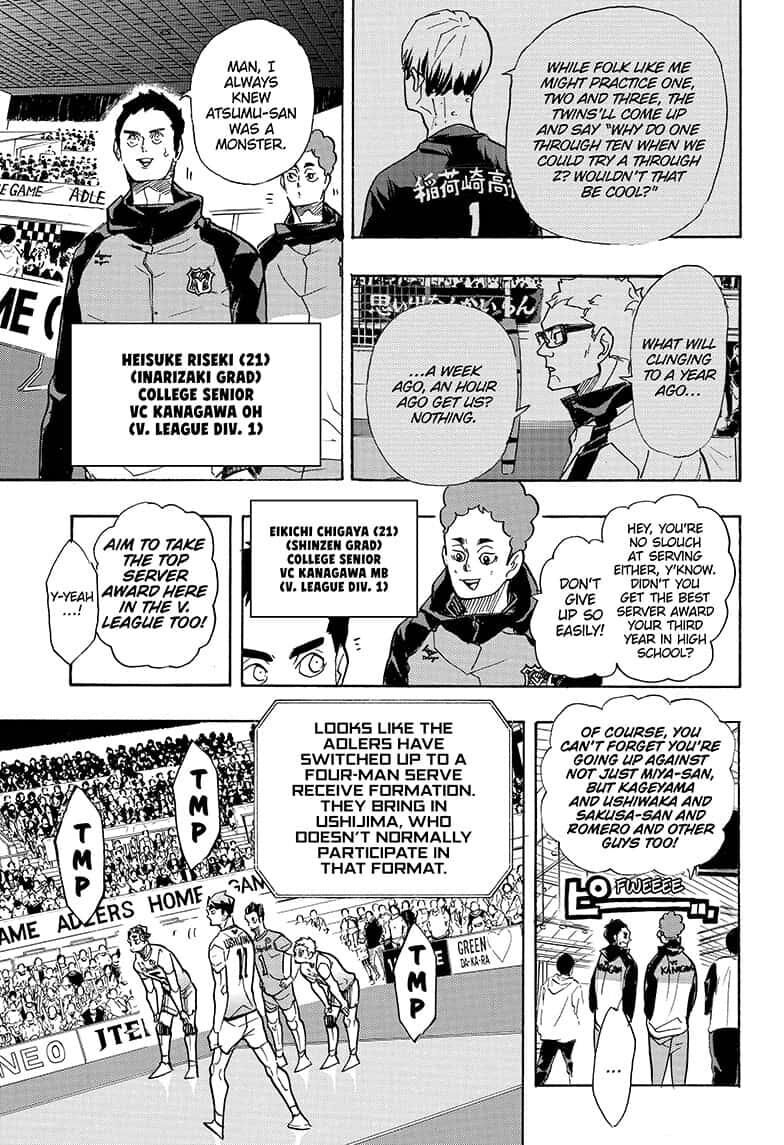 Haikyu!! Chapter 391 page 5 - Chapter 391