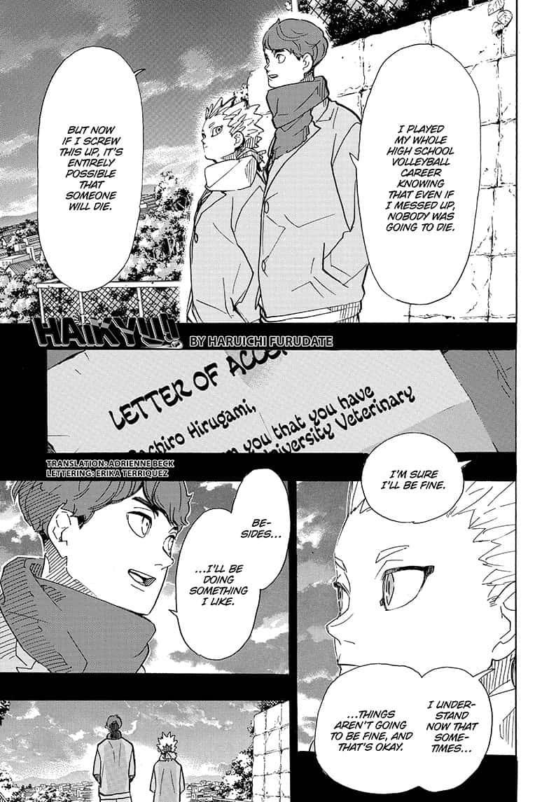 Haikyu!! Chapter 393 page 1 - Chapter 393