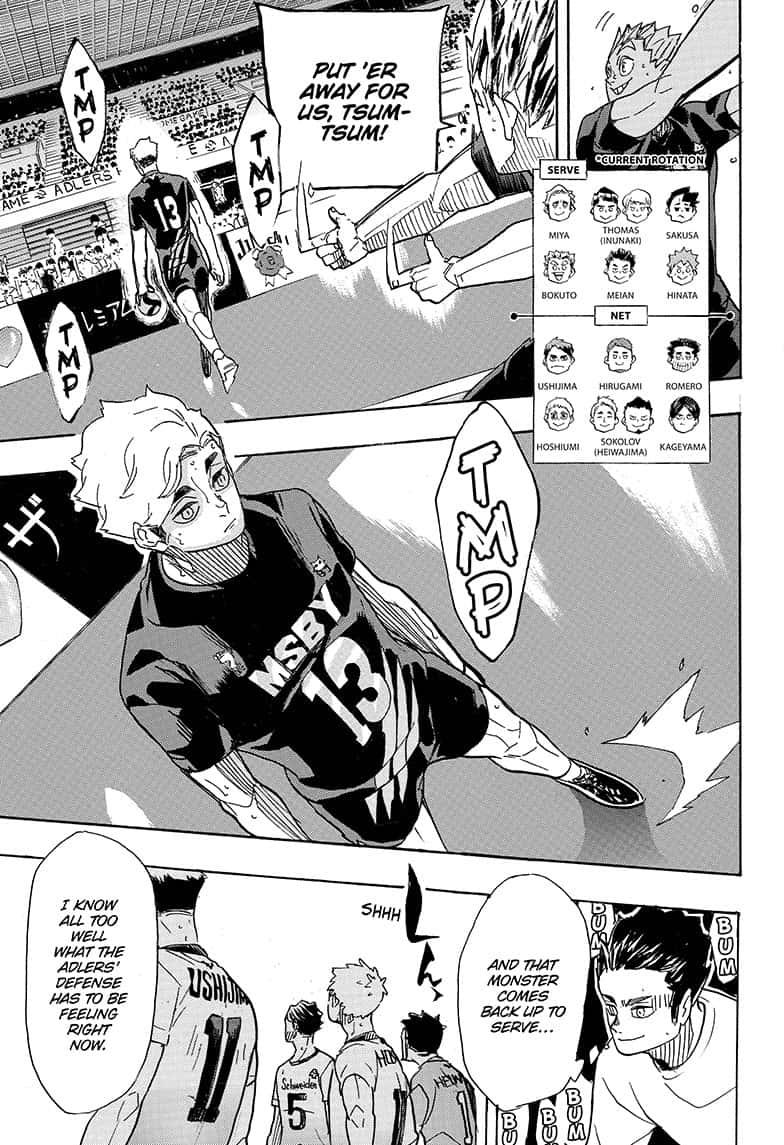 Haikyu!! Chapter 393 page 3 - Chapter 393
