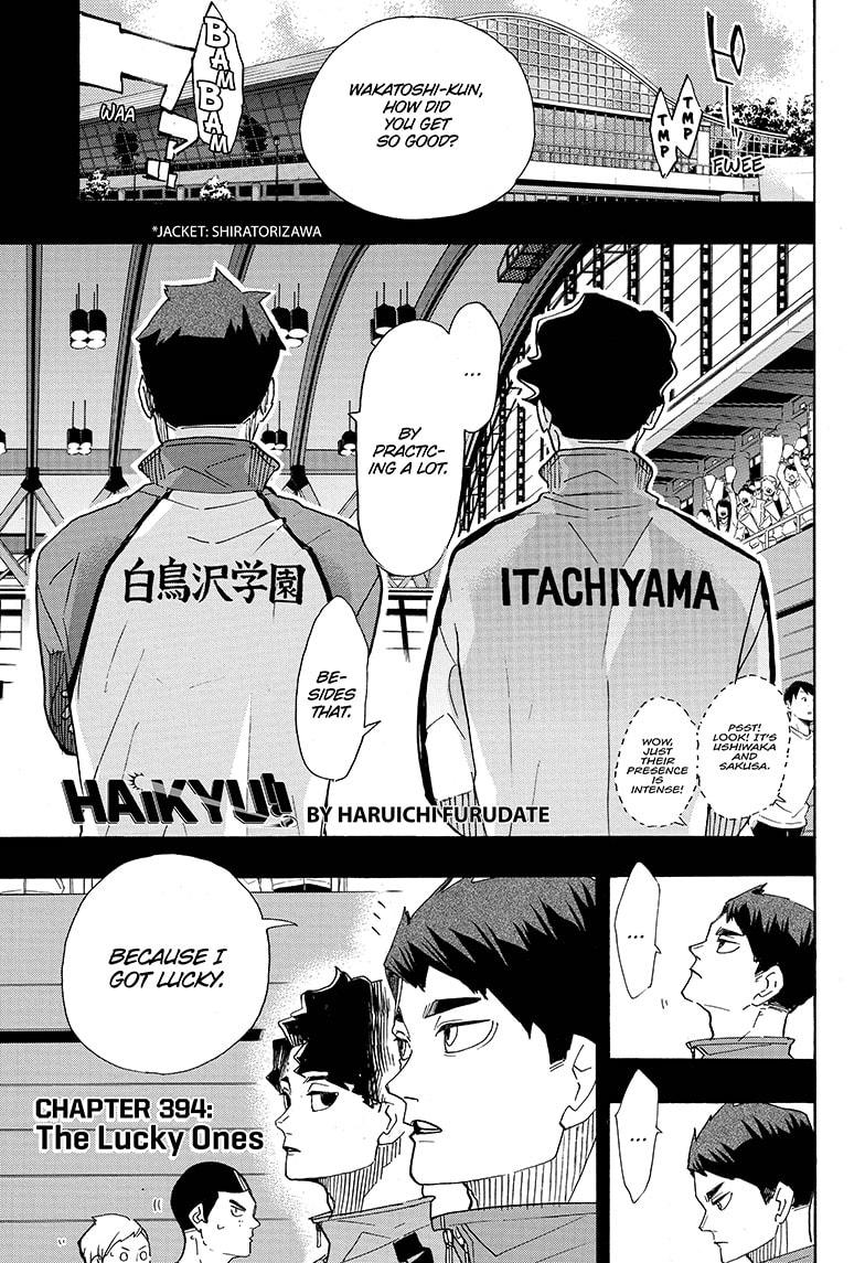 Haikyu!! Chapter 394 page 1 - Chapter 394
