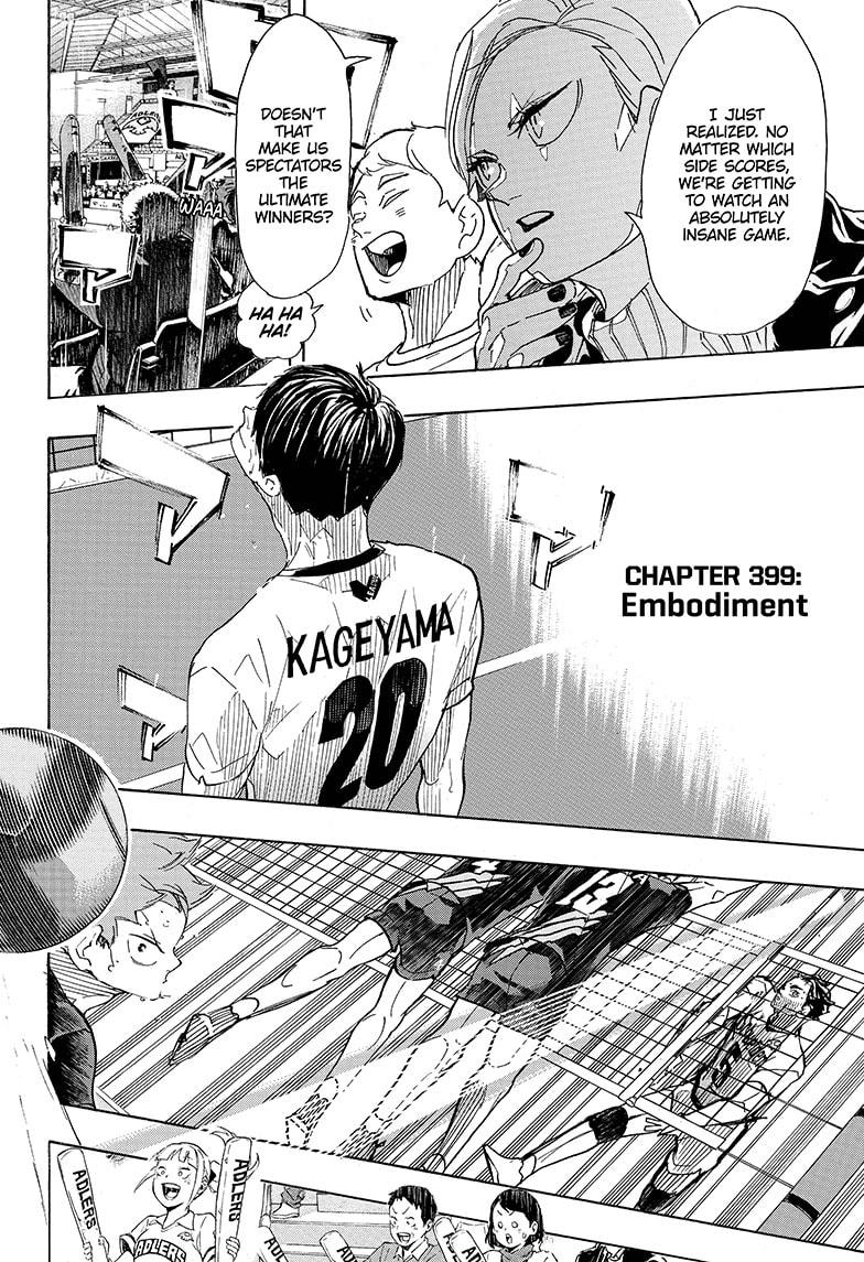 Haikyu!! Chapter 399 page 4 - Chapter 399