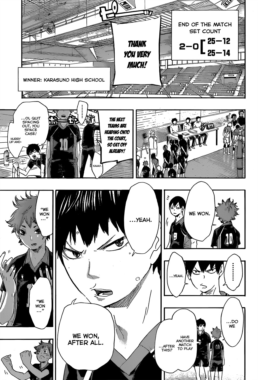 Haikyu!! Chapter 40 page 9 - Chapter 40: The Victors and the Defeated