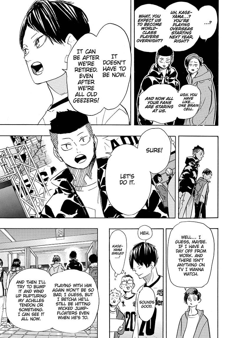 Haikyu!! Chapter 401 page 18 - Chapter 401