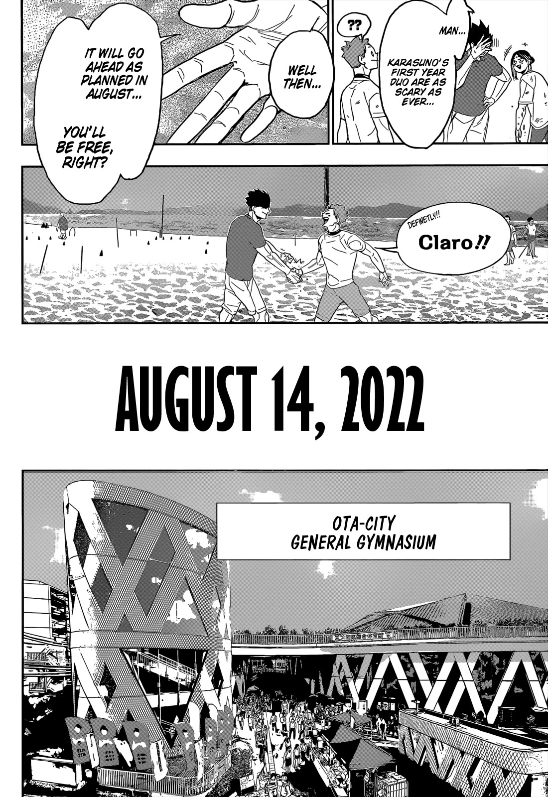 Haikyu!! Chapter 402.5 page 11 - Chapter 402.5: Starting the Festival Again!