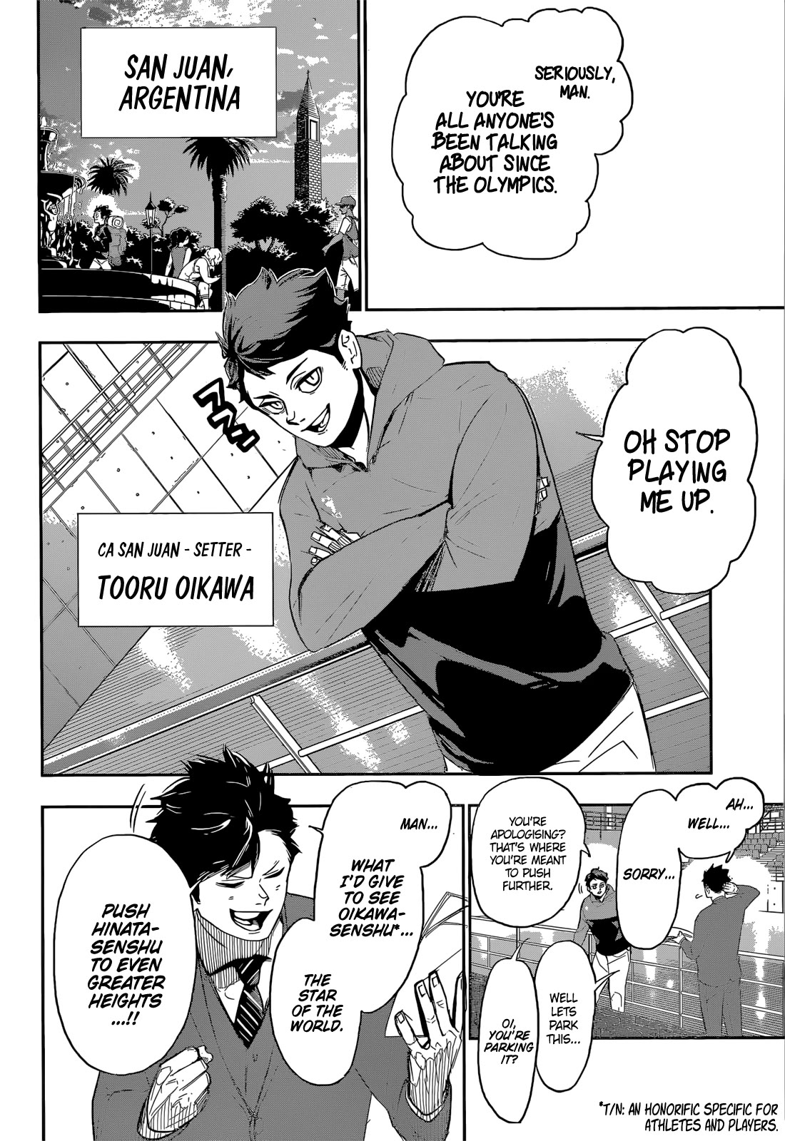 Haikyu!! Chapter 402.5 page 3 - Chapter 402.5: Starting the Festival Again!