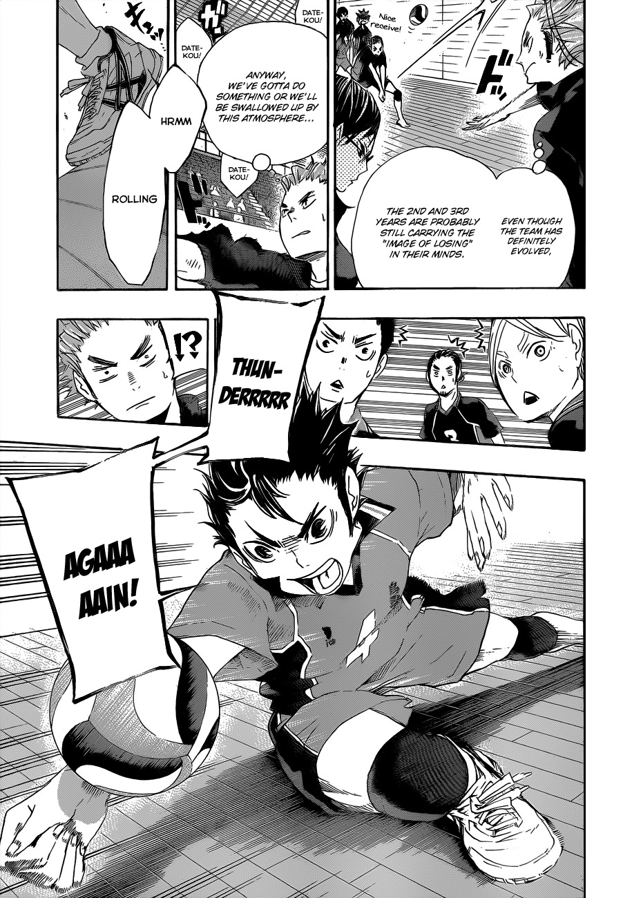 Haikyu!! Chapter 41 page 15 - Chapter 41: Full Throttle Into the Second Round