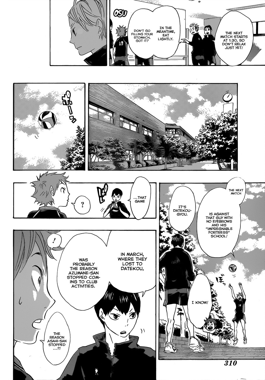 Haikyu!! Chapter 41 page 6 - Chapter 41: Full Throttle Into the Second Round