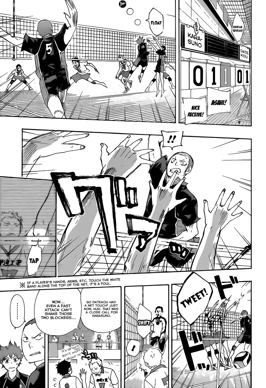 Haikyu!! Chapter 42 page 11 - Chapter 42: The Iron Wall