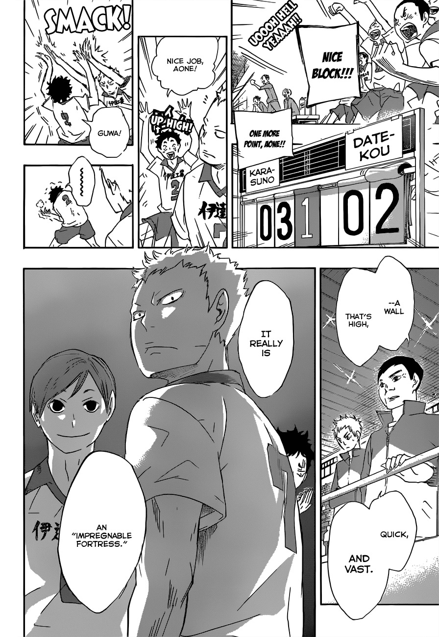 Haikyu!! Chapter 42 page 15 - Chapter 42: The Iron Wall