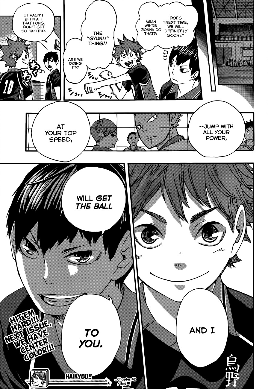Haikyu!! Chapter 42 page 18 - Chapter 42: The Iron Wall