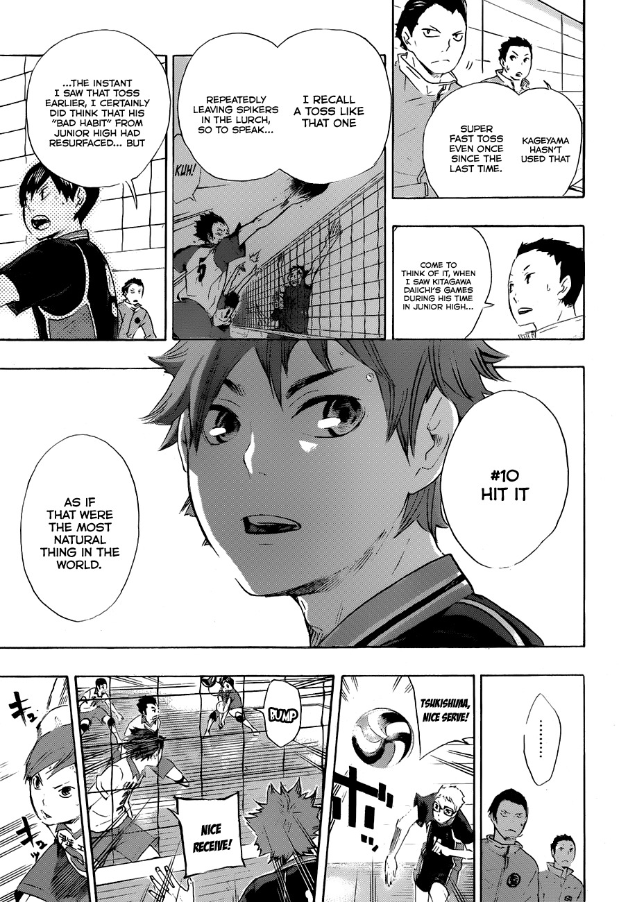 Haikyu!! Chapter 43 page 10 - Chapter 43: Removal of the "Oddball Quick Strike" Ban