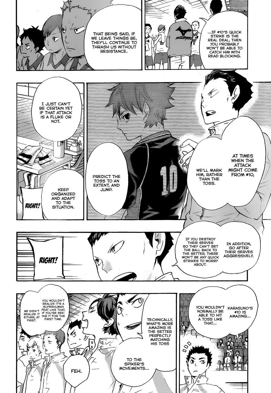Haikyu!! Chapter 43 page 15 - Chapter 43: Removal of the "Oddball Quick Strike" Ban