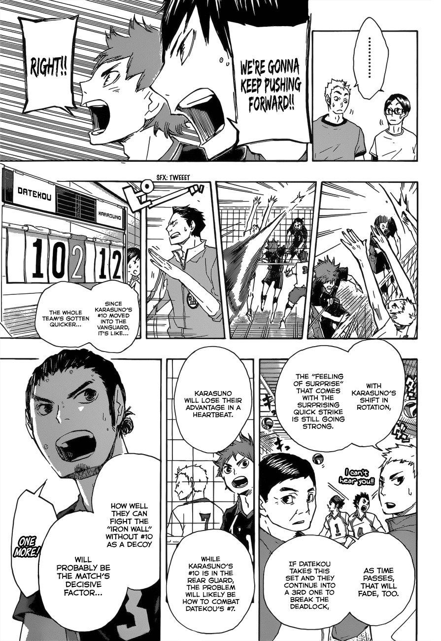 Haikyu!! Chapter 45 page 15 - Chapter 45: "Light" and What It Hides