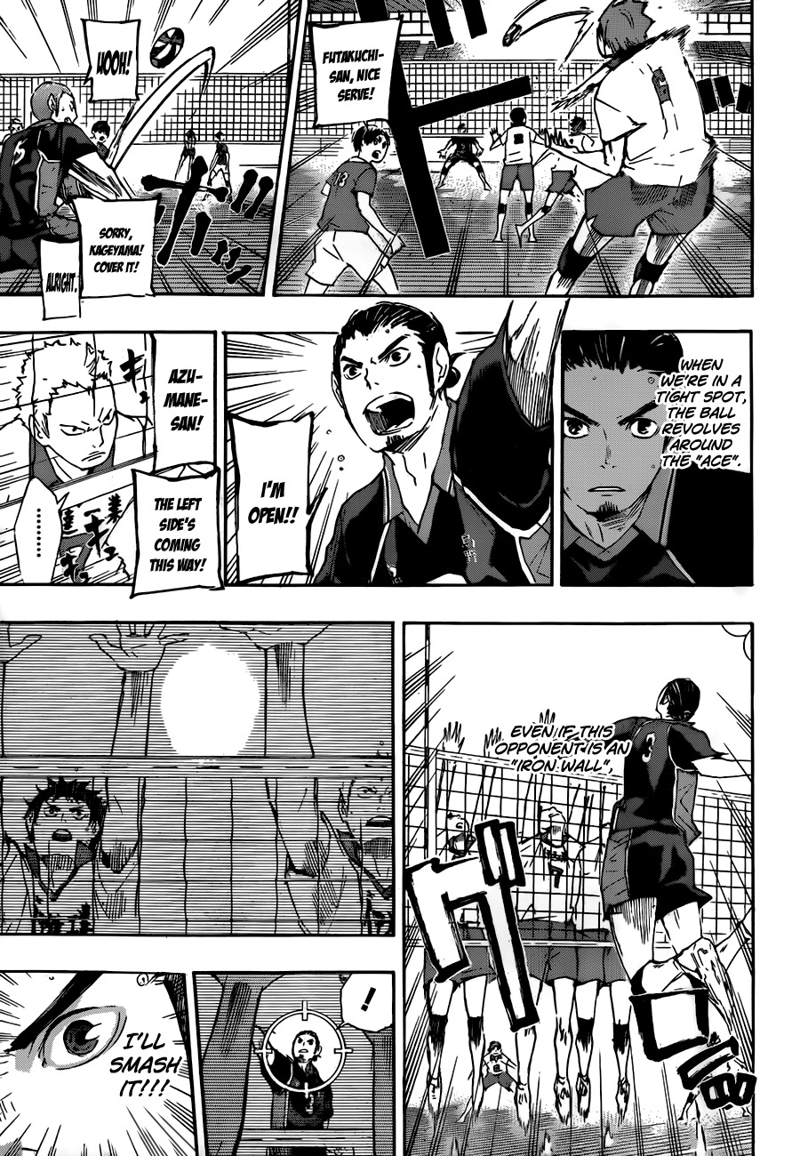 Haikyu!! Chapter 45 page 17 - Chapter 45: "Light" and What It Hides