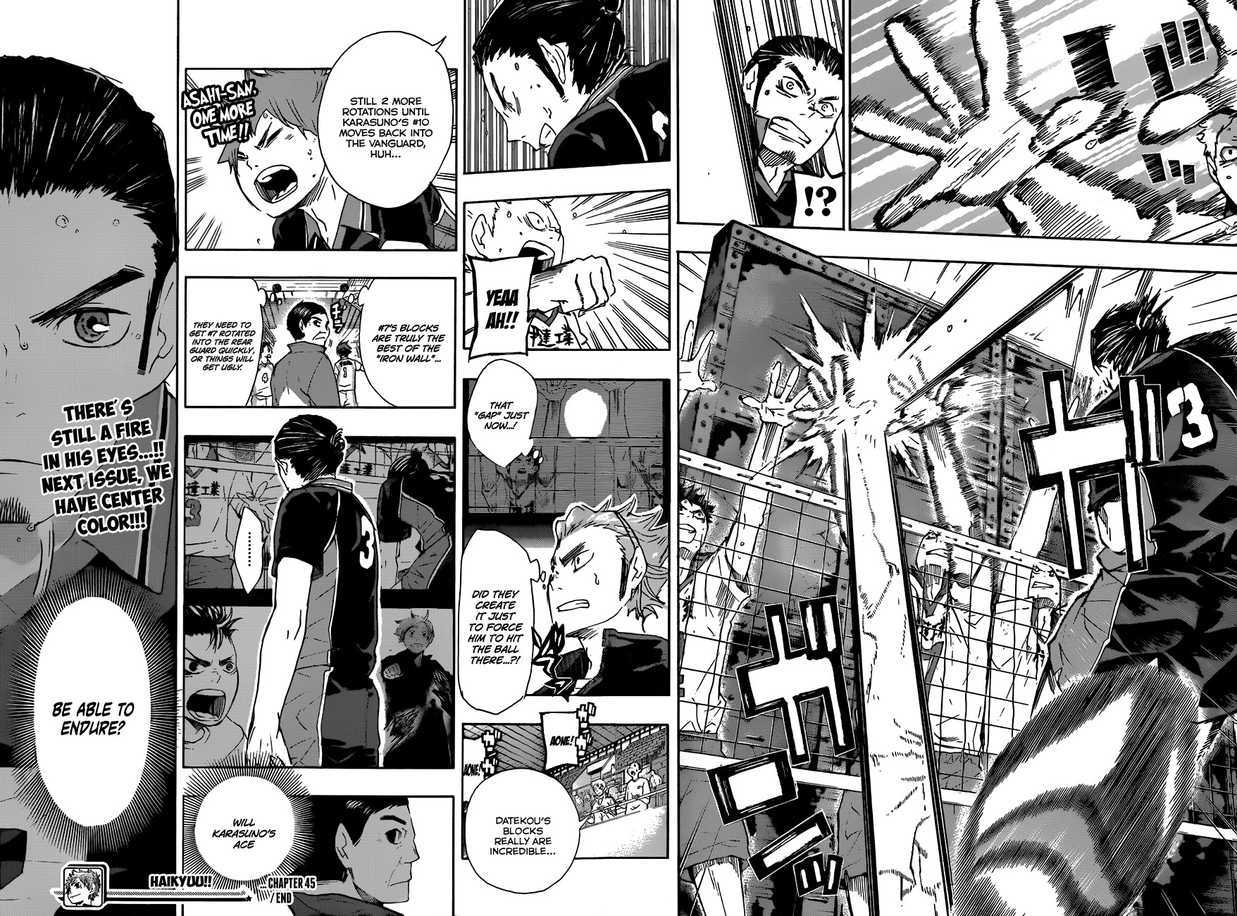 Haikyu!! Chapter 45 page 18 - Chapter 45: "Light" and What It Hides