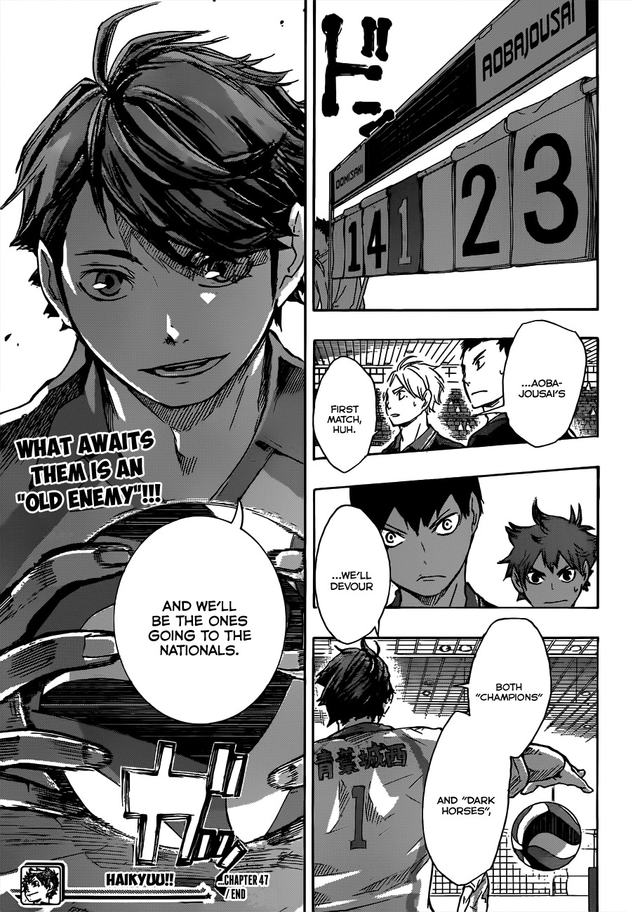 Haikyu!! Chapter 47 page 18 - Chapter 47: Aces and Heroes