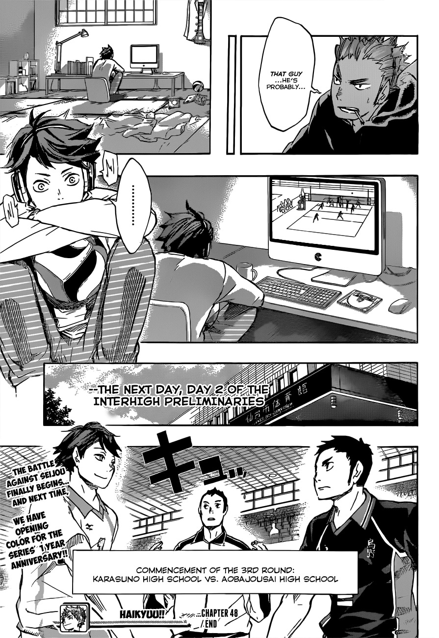 Haikyu!! Chapter 48 page 18 - Chapter 48: "The Conductor"