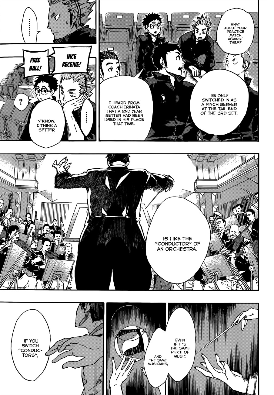 Haikyu!! Chapter 48 page 3 - Chapter 48: "The Conductor"