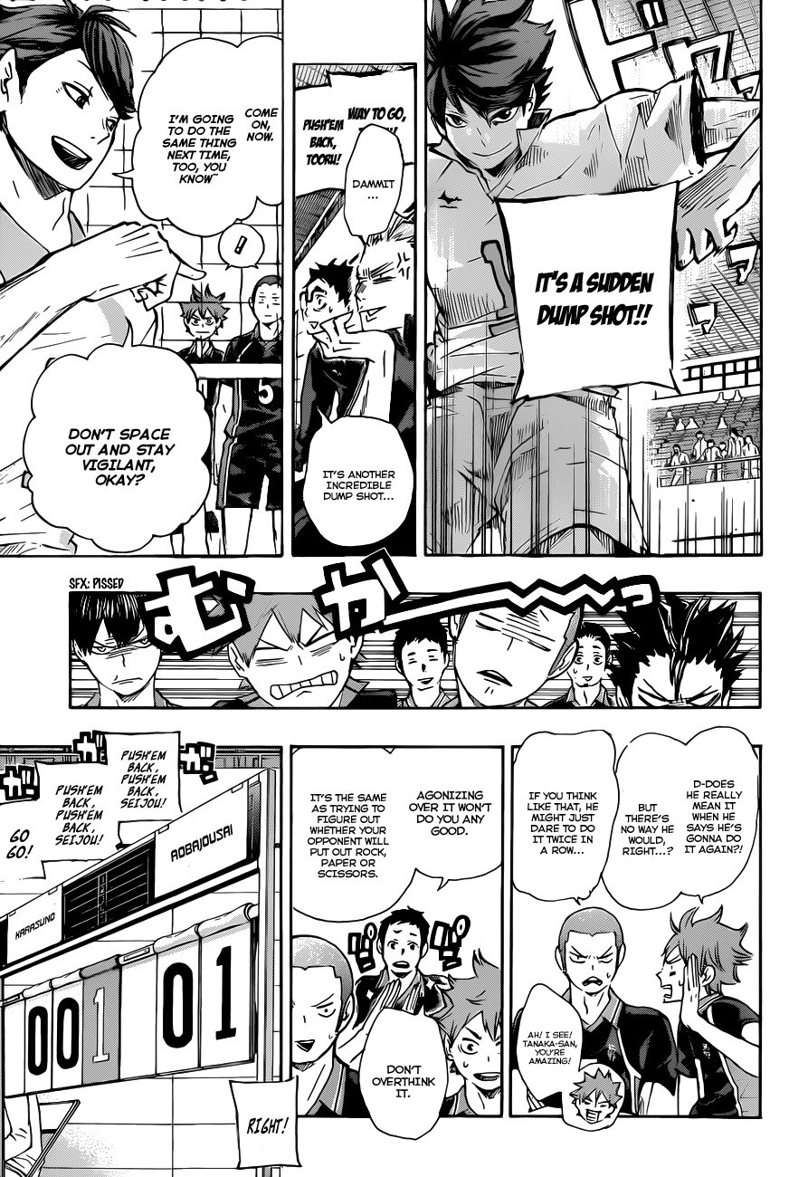 Haikyu!! Chapter 49 page 12 - Chapter 49: Vs. the "Grand King", Take 2