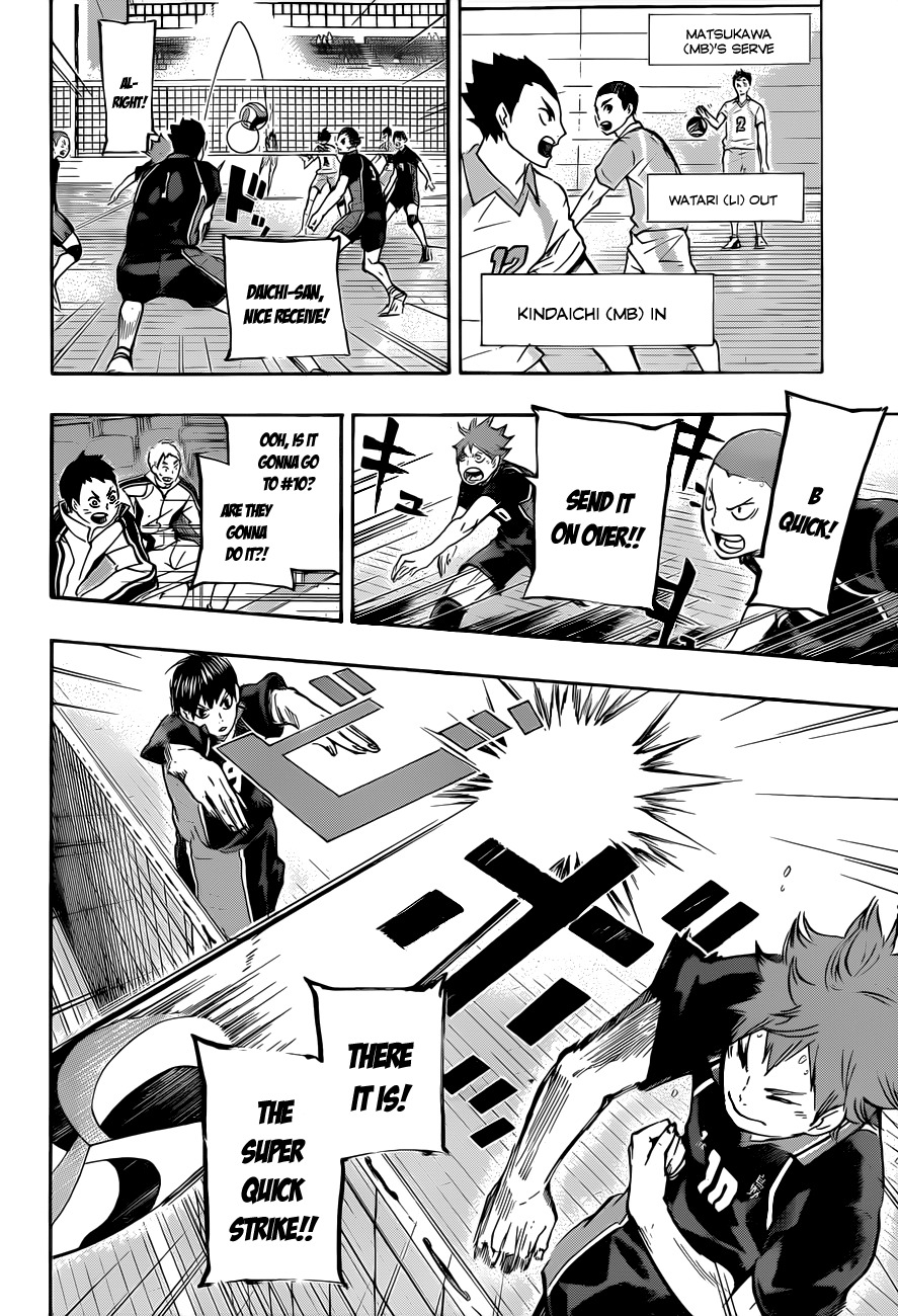 Haikyu!! Chapter 49 page 13 - Chapter 49: Vs. the "Grand King", Take 2