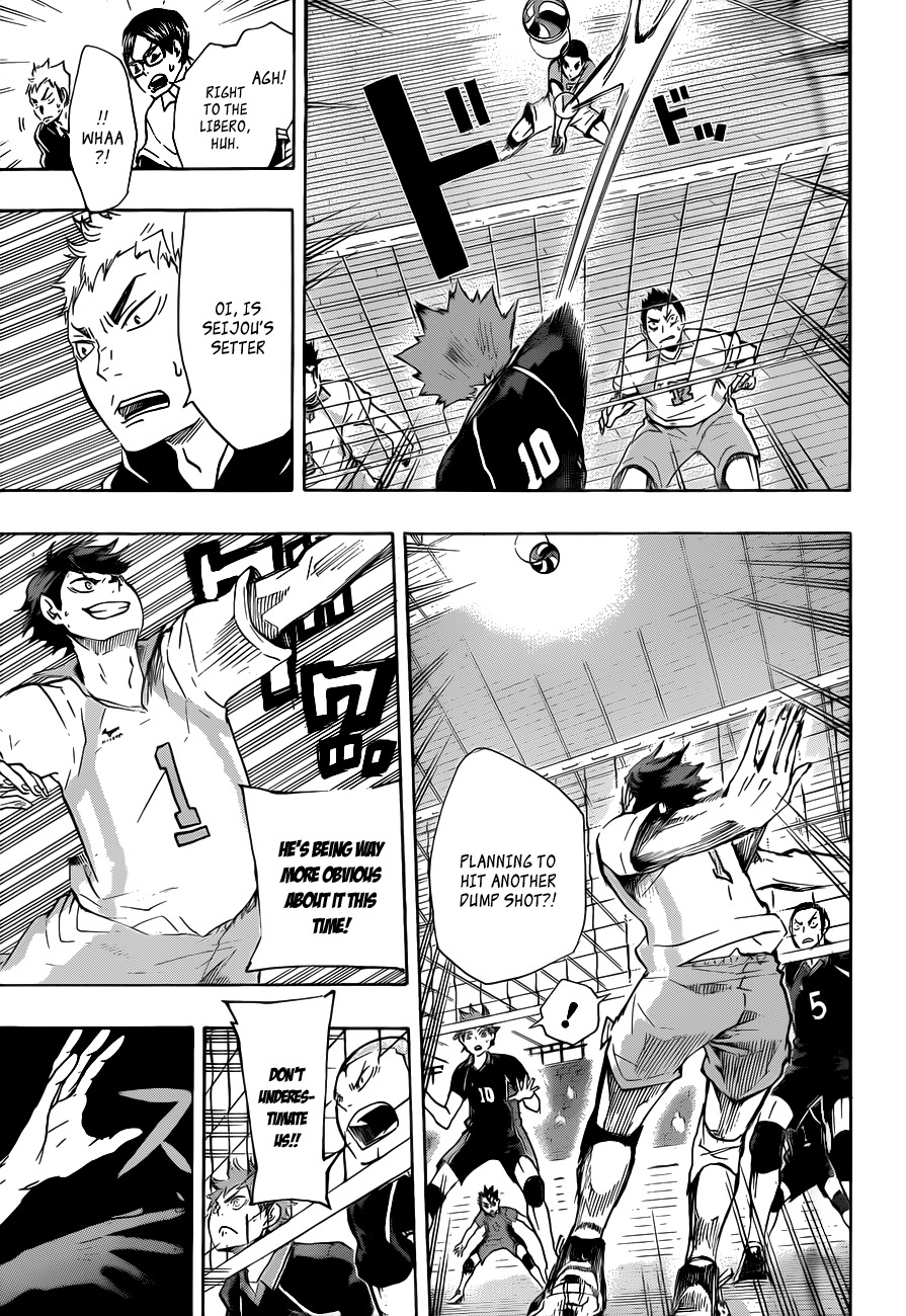 Haikyu!! Chapter 49 page 14 - Chapter 49: Vs. the "Grand King", Take 2