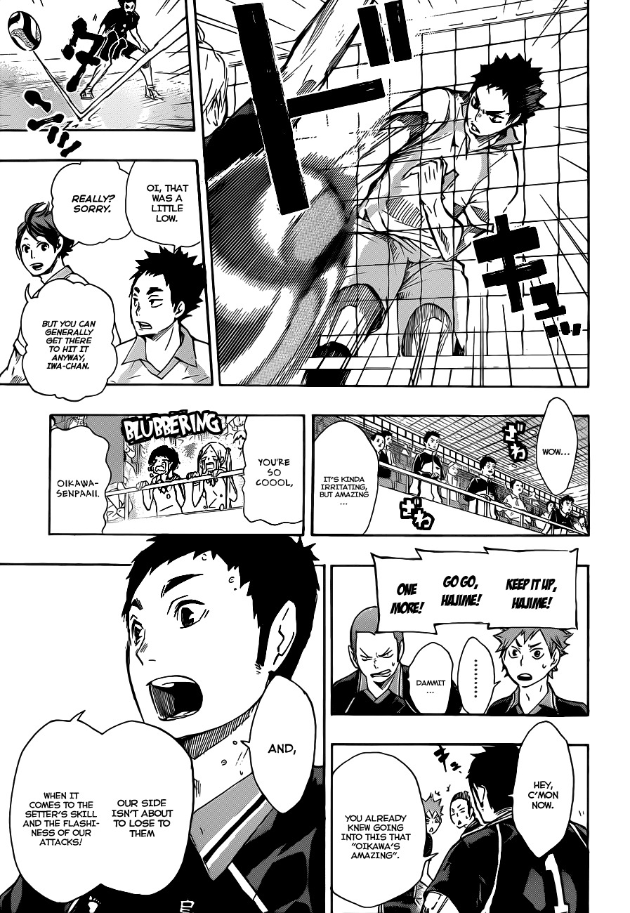 Haikyu!! Chapter 49 page 16 - Chapter 49: Vs. the "Grand King", Take 2