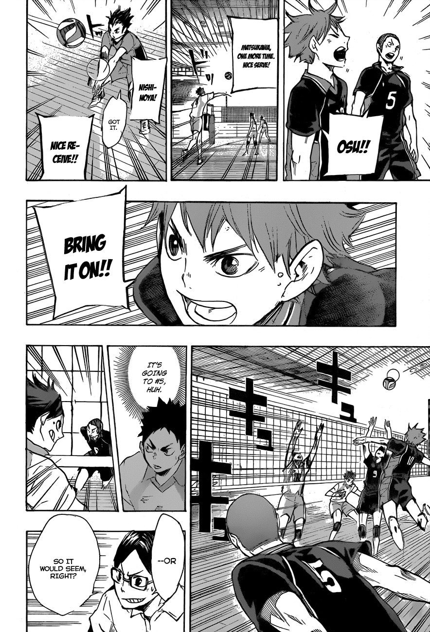 Haikyu!! Chapter 49 page 17 - Chapter 49: Vs. the "Grand King", Take 2