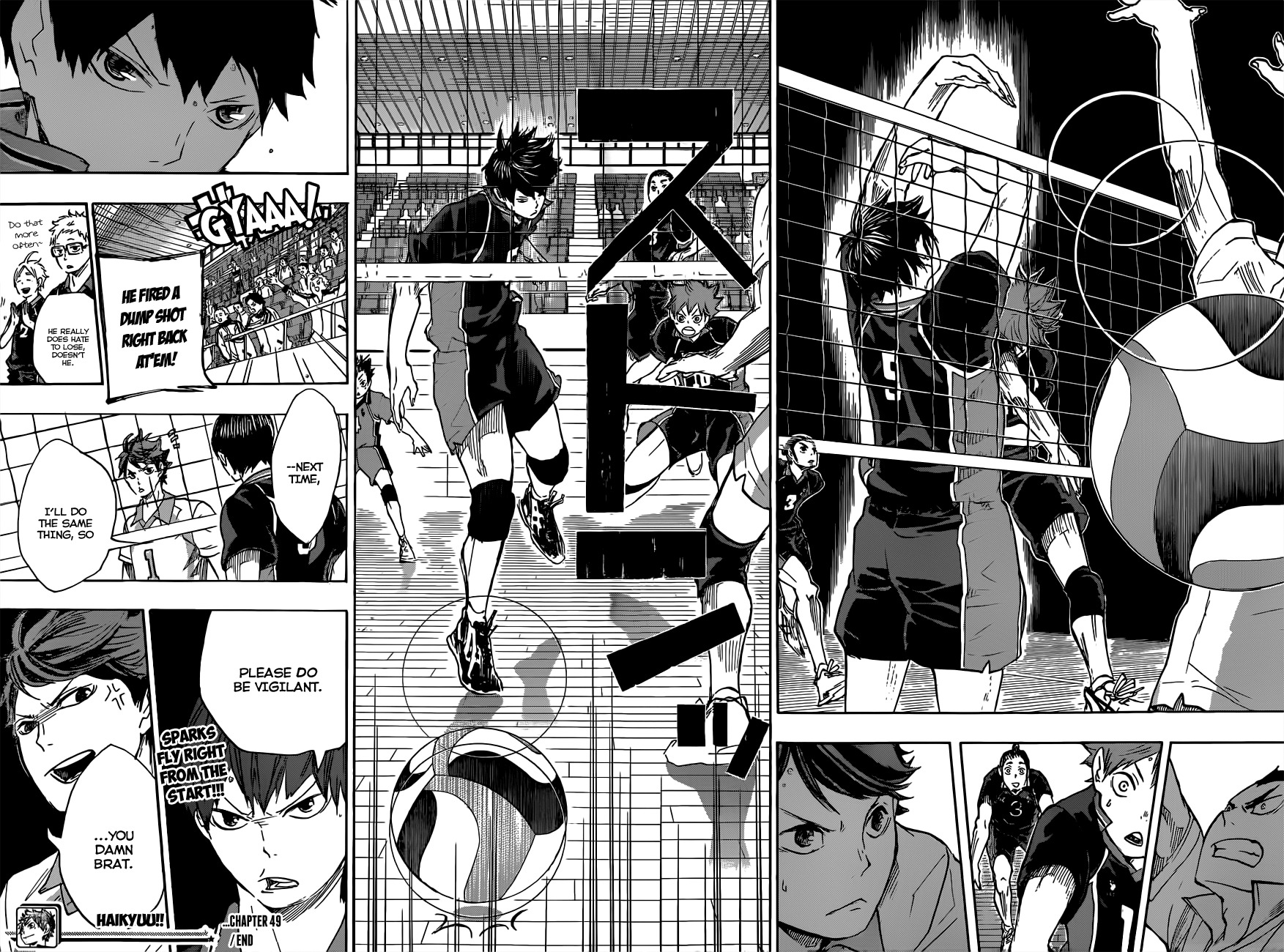 Haikyu!! Chapter 49 page 19 - Chapter 49: Vs. the "Grand King", Take 2