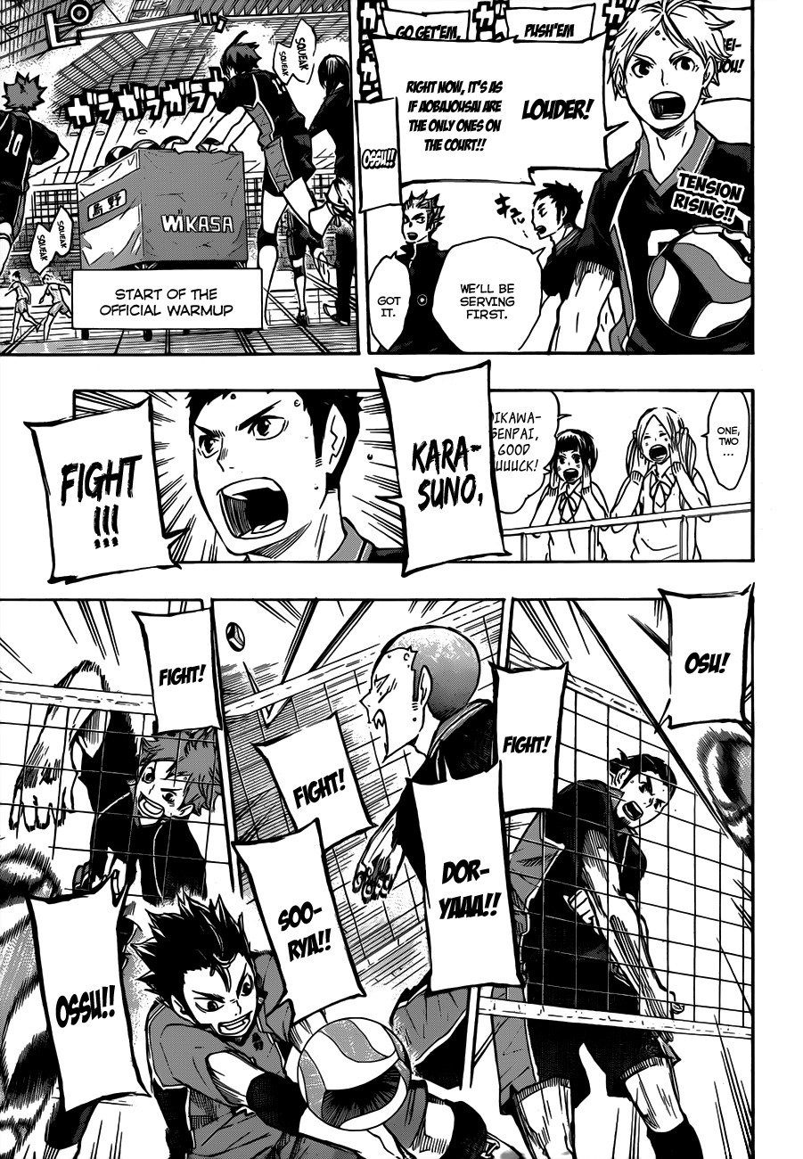 Haikyu!! Chapter 49 page 5 - Chapter 49: Vs. the "Grand King", Take 2