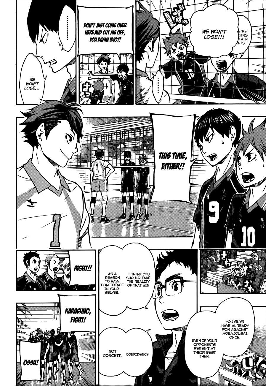 Haikyu!! Chapter 49 page 8 - Chapter 49: Vs. the "Grand King", Take 2