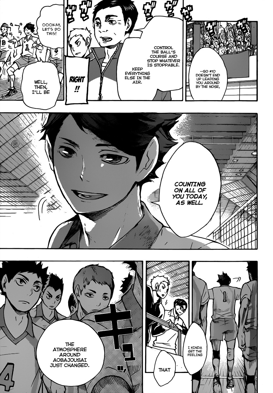 Haikyu!! Chapter 49 page 9 - Chapter 49: Vs. the "Grand King", Take 2