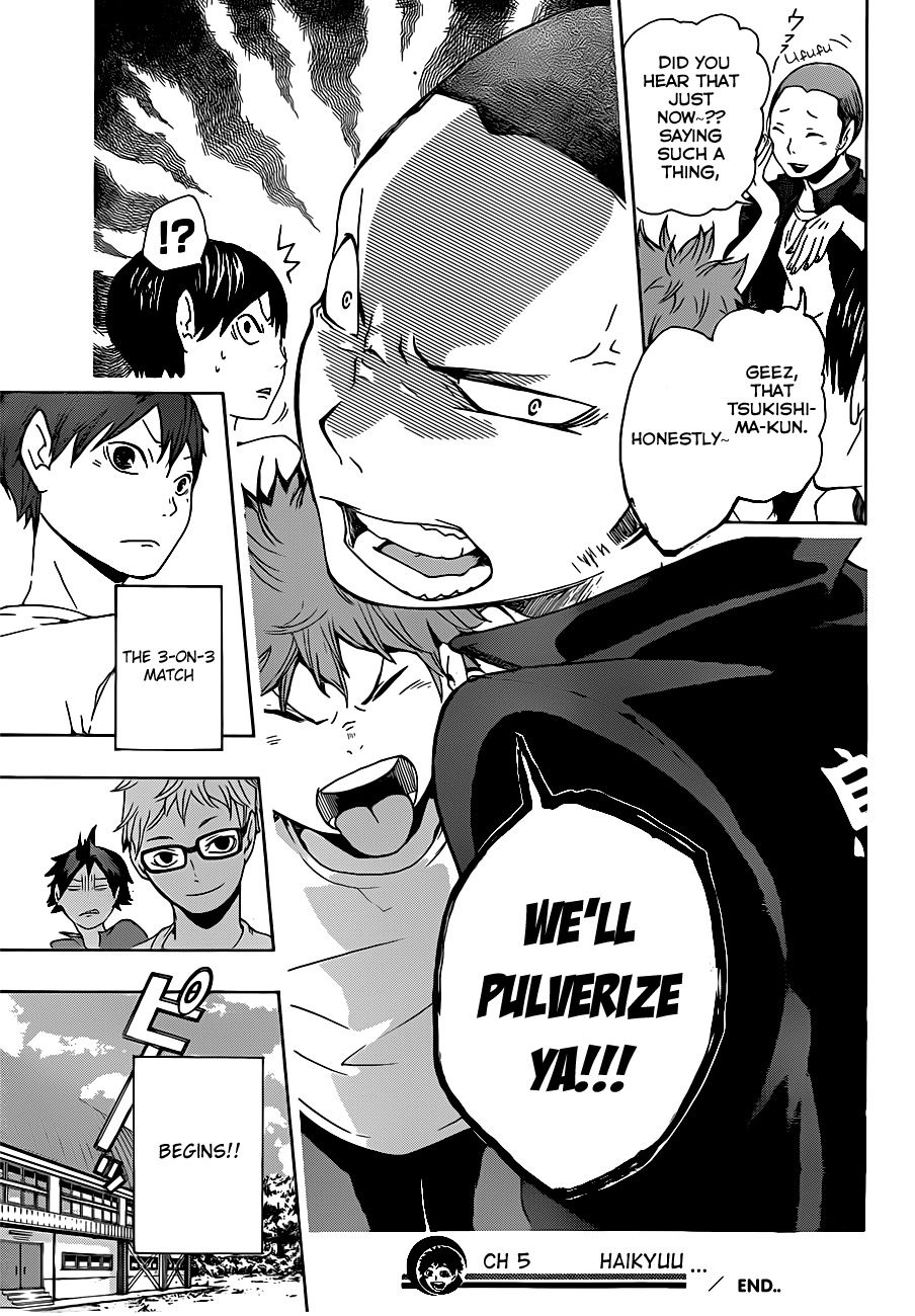 Haikyu!! Chapter 5 page 19 - Chapter 5: The King of the Court