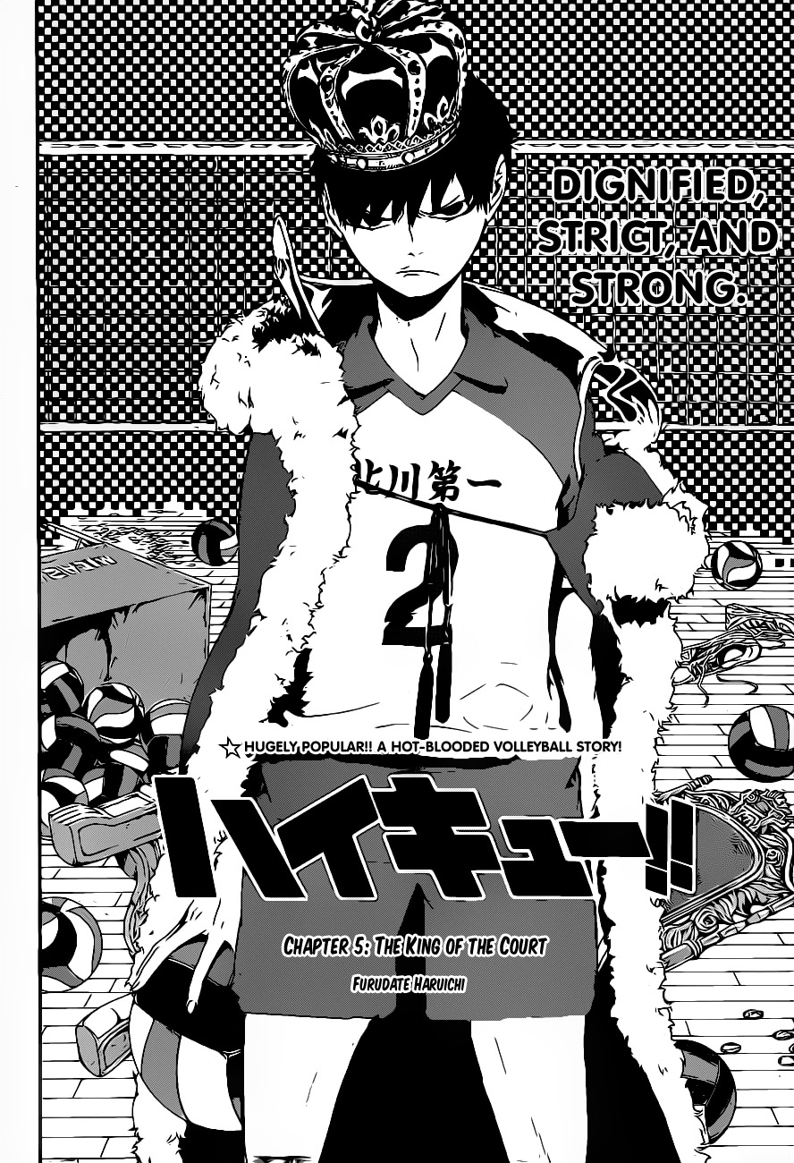 Haikyu!! Chapter 5 page 2 - Chapter 5: The King of the Court